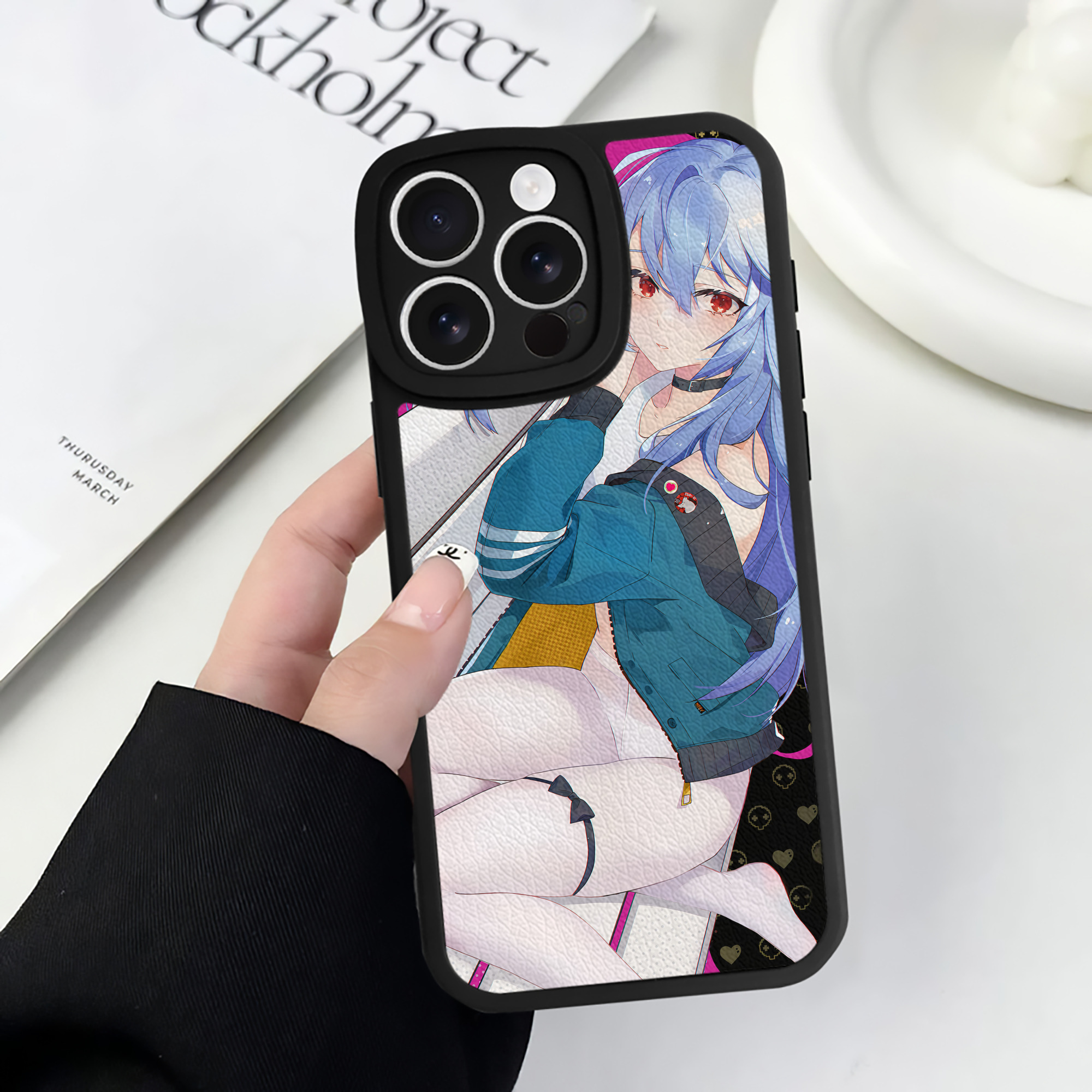 （画像用） EVA 新世紀エヴァンゲリオン 【iPhone 16シリーズ対応】シリコンスマホケース（レザー調） 材質：シリコン